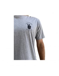 T-shirt peace melange grey 2