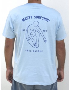 T-shirt hang five light blue 2